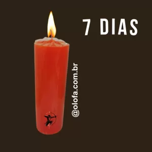 Vela de 7 Dias: Cores Vibrantes para Iluminar Seu Caminho