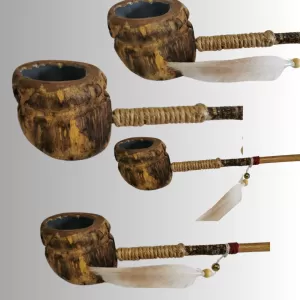 Cachimbo Jurema com Pena Mágica: Portal Ancestral entre Mundos