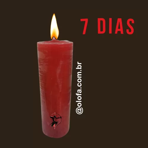Vela de 7 Dias: Cores Vibrantes para Iluminar Seu Caminho