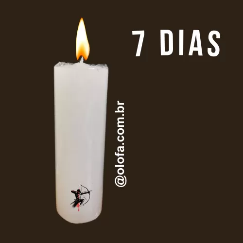 Vela de 7 Dias: Cores Vibrantes para Iluminar Seu Caminho