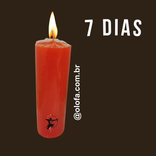 Vela de 7 Dias: Cores Vibrantes para Iluminar Seu Caminho