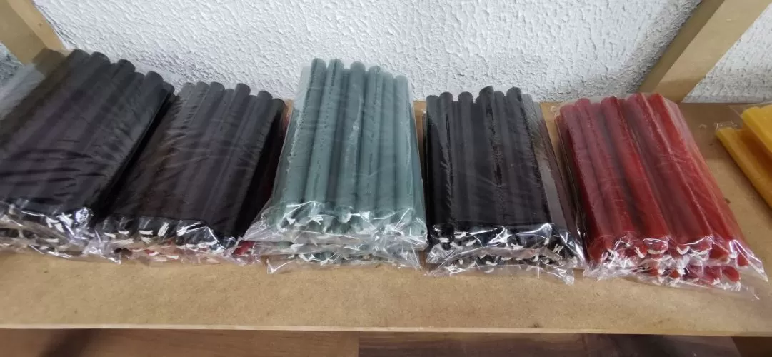 1kg de Velas Palito para Uso Religioso: Ilumine Seus Rituais com Devoção