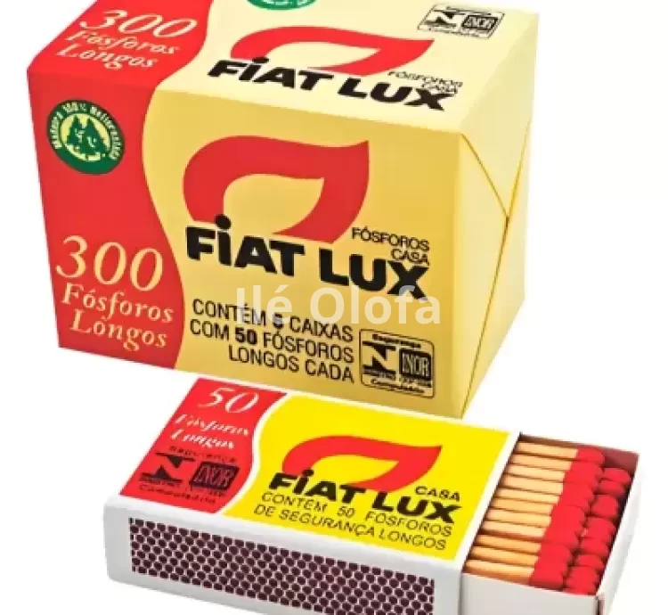 Fósforo Longo Fiat Lux 6 Caixas Com 50 Unidades: Iluminação Segura para Rituais, Orações e Acendimentos