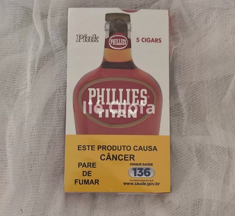 Charuto Phillipies Titan Pink Conhaque: Fumaça Aromática para Rituais, Conexão e Celebração