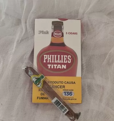 Charuto Phillipies Titan Pink Conhaque: Fumaça Aromática para Rituais, Conexão e Celebração