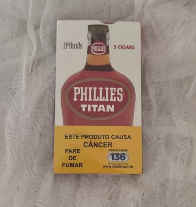 Charuto Phillipies Titan Pink Conhaque: Fumaça Aromática para Rituais, Conexão e Celebração