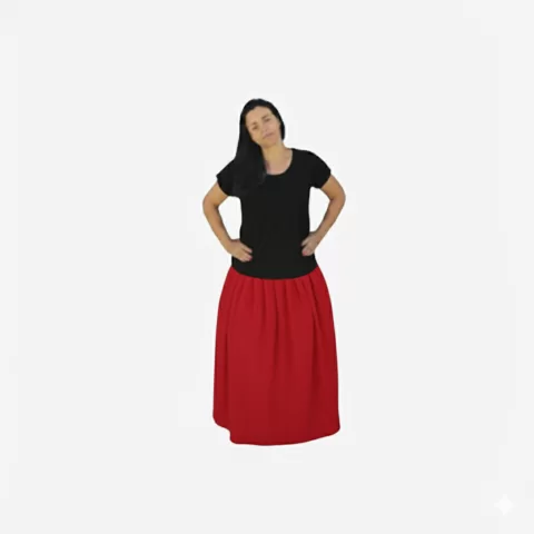 Conjunto Feminino 2 Peças: Saia e Camisu