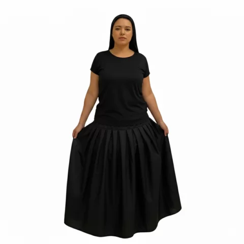 Conjunto Feminino 3 Peças: Saia, Camisu e Pano de Cabeça 1