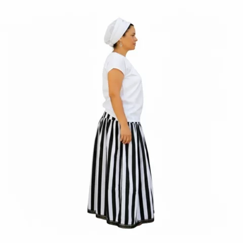 Conjunto Preta-Velha 3 Peças: Saia, Camisu e Pano de Cabeça 4