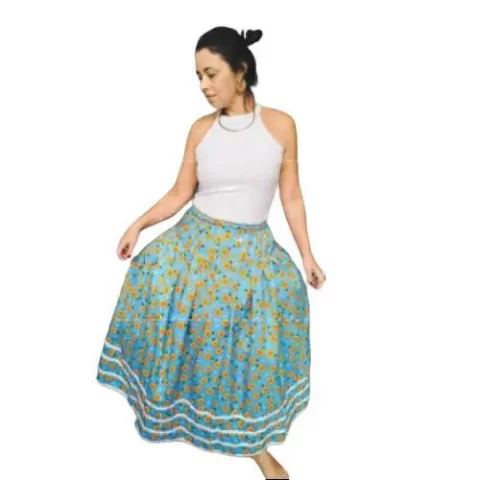 Saia de Oxford Estampada 1